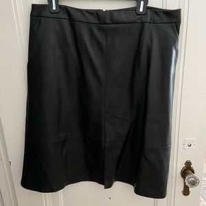 A New Day Faux Leather A-line Skirt 16
